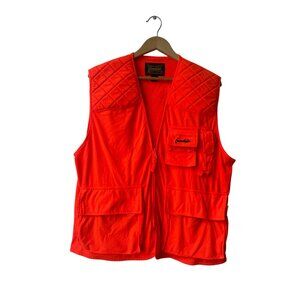Gamehide Pheasant Quail Hunting Vest -Mens Medium- Pockets Hi Vis Orange